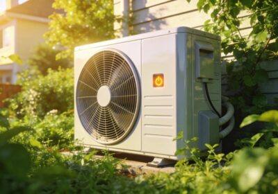 Air conditioning unit in a residential setting on a sunny day, representing effective cooling solutions